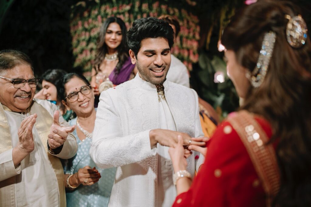 AlluSirish and Nayanika got engaged in an intimate ceremony surrounded by close family Telugu News