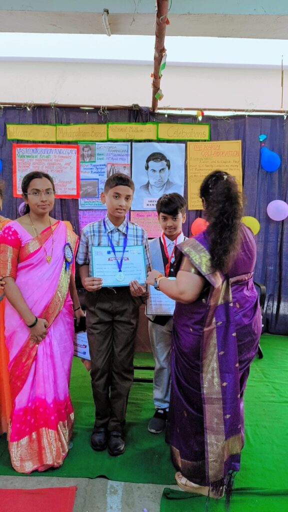 మెహిదీపట్నం శ్రీచైతన్య పాఠశాలలో ఘనంగా నేషనల్‌ మేథమాటిక్స్‌ డే Telugu News