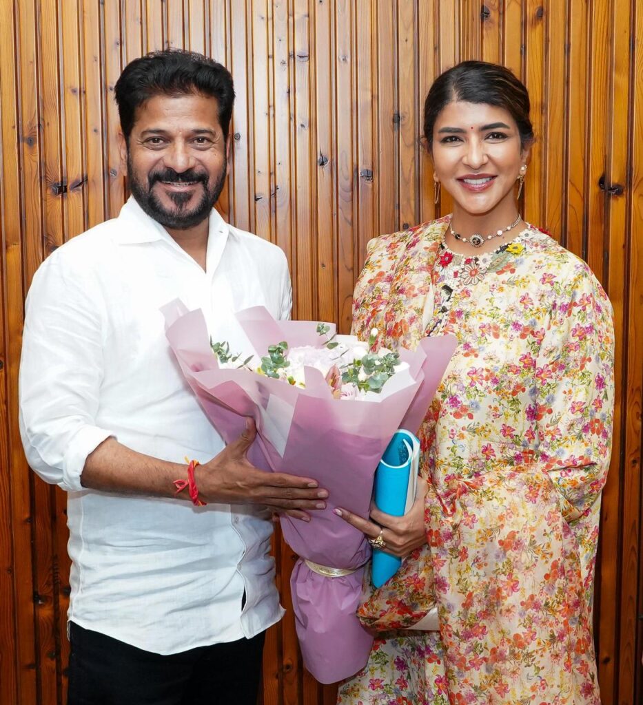లక్ష్మీ మంచు – గౌరవ ముఖ్యమంత్రి రేవంత్ రెడ్డితో భేటీ Telugu News