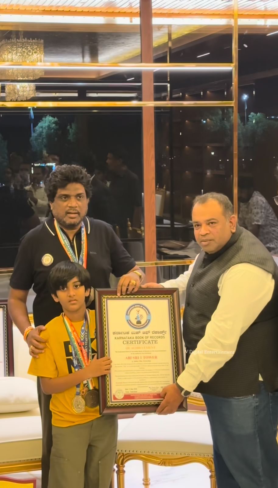 Abi Sri Satyam Gunti Receives Multiple World Records 1 Abi Sri Satyam Gunti Receives Multiple World Records Telugu News